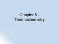 Chapter 5 Thermochemistry