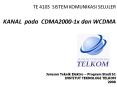 TE 4103 SISTEM KOMUNIKASI SELULER KANAL pada CDMA20001x dan WCDMA