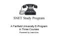 SNET Study Program