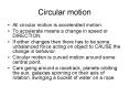 Circular motion