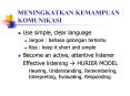 MENINGKATKAN KEMAMPUAN KOMUNIKASI