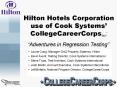 Hilton Hotels Corporation use of Cook Systems CollegeCareerCorpsSM: