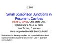 Small Josephson Junctions in Resonant Cavities