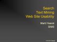 Search Text Mining Web Site Usability