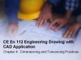 CE En 112 Engineering Drawing with CAD Application