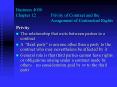 Business 4000 Chapter 12Privity of Contract and the Assignment of Contractual Rights