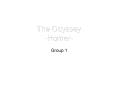 The Odyssey Homer