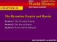 The Byzantine Empire and Russia