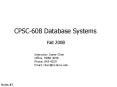 CS 245: Database System Principles
