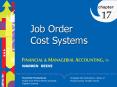 Job Order Cost Systems