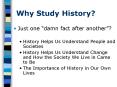 Why Study History