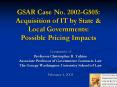 GSAR Case No' 2002G505: Acquisition of IT by State
