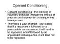Operant Conditioning