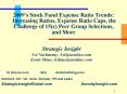 2009s Stock Fund Expense Ratio Trends: Increasing Ratios, Expense Ratio Caps, the Challenge of 15c P