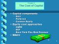 Capital components