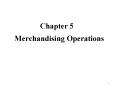 Merchandising Operations