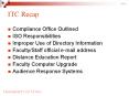 ITC Recap