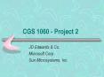 CGS 1060 Project 2