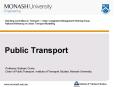 Standing Committee on Transport Urban Congestion Management Working Group National Workshop on Urban