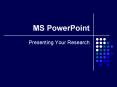 MS PowerPoint