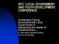 NYC: LOCAL GOVERNMENT AND YOUTH DEVELOPMENT CONFERENCE
