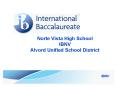 Norte Vista High School IBNV Alvord Unified School District