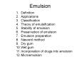 Emulsion
