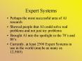 Expert Systems