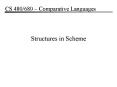 Structures in Scheme