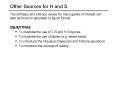 Other Sources for H and S