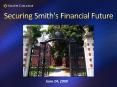 Securing Smith's Financial Future