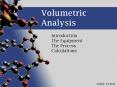 Volumetric Analysis