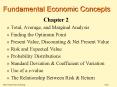 Total, Average, and Marginal Analysis