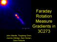 Faraday Rotation Measure Gradients in 3C273