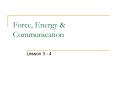 Force, Energy