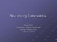 Necrotizing Pancreatitis