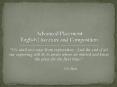 We shall not cease from exploration' And the end of all our exploring will be to arrive where we sta