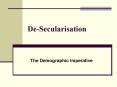DeSecularisation