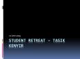 Student retreat tasik kenyir