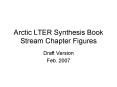 Arctic LTER Synthesis Book Stream Chapter Figures