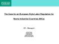 The Case for an European Style Labor Regulation for