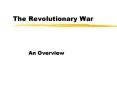The Revolutionary War