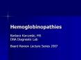 Hemoglobinopathies