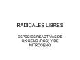 RADICALES LIBRES