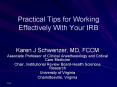 Practical Tips for Working Effectively With Your IRB