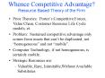 Whence Competitive Advantage Resource Based Theory of the Firm