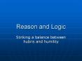 Reason and Logic