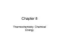 Thermochemistry: Chemical Energy