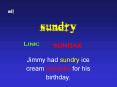 sundry
