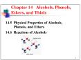 14'5 Physical Properties of Alcohols, Phenols, and Ethers
